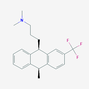 molecular formula C21H24F3N B1228361 Fluotracen 