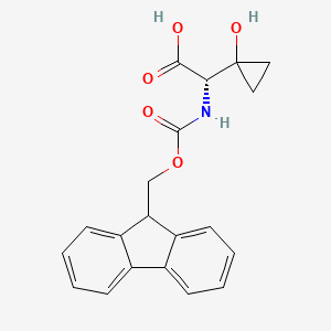 molecular formula C20H19NO5 B12283662 N-Fmoc-(S)-cleonin 