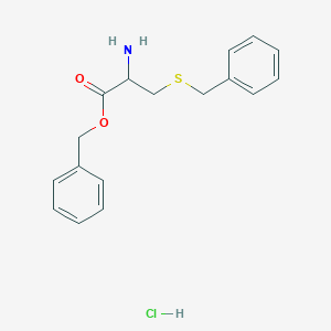 molecular formula C17H20ClNO2S B12283681 H-Cys(Bzl)-Obzl HCl 
