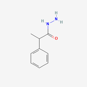 molecular formula C9H12N2O B12283703 2-Phenylpropanehydrazide 