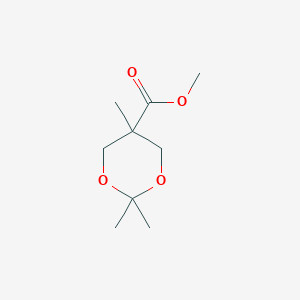 molecular formula C9H16O4 B12283829 Methyl 2,2,5-trimethyl-1,3-dioxane-5-carboxylate 