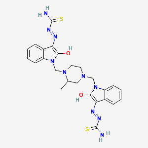 molecular formula C25H28N10O2S2 B1228388 Tski-VI 
