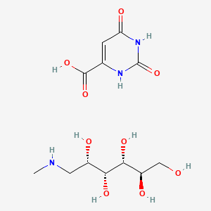molecular formula C12H21N3O9 B1228392 Methylglucamine orotate CAS No. 59404-17-0