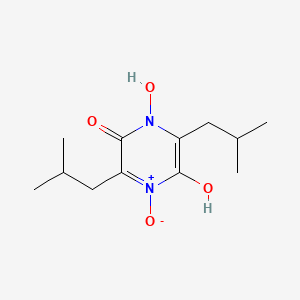 molecular formula C12H20N2O4 B1228396 Pulcherriminic acid CAS No. 957-86-8