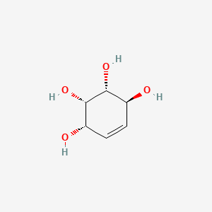 molecular formula C6H10O4 B1228397 (1S,2S,3R,4S)-cyclohex-5-ene-1,2,3,4-tetrol CAS No. 4942-61-4