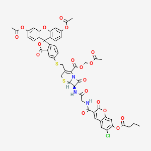 molecular formula C51H40ClN3O18S2 B12283977 Ccf 2AM 