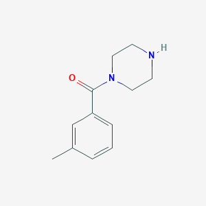 molecular formula C12H16N2O B012284 1-(3-甲基苯甲酰基)-哌嗪 CAS No. 100939-91-1