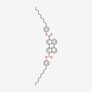 molecular formula C52H56O4 B12284083 Bis(4-nonylphenyl) perylene-3,10-dicarboxylate CAS No. 104989-10-8
