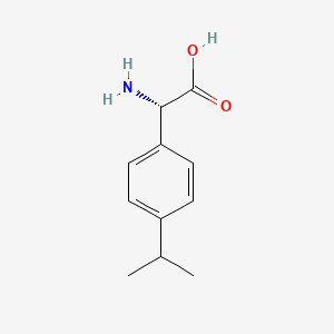 molecular formula C11H15NO2 B12284116 (S)-2-Amino-2-(4-isopropylphenyl)acetic acid 