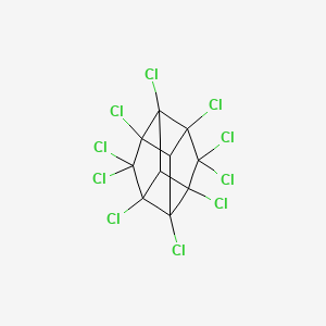 molecular formula C10H2Cl10 B1228427 2,8-Dihydromirex CAS No. 57096-48-7
