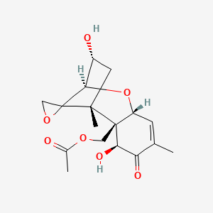[(1R,2R,3S,7R,9R,10R)-3,10-dihydroxy-1,5-dimethyl-4-oxospiro[8-oxatricyclo[7.2.1.02,7]dodec-5-ene-12,2'-oxirane]-2-yl]methyl acetate