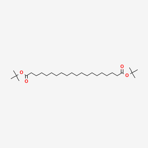 molecular formula C28H54O4 B12284330 Eicosanedioic acid,1,20-bis(1,1-dimethylethyl) ester 