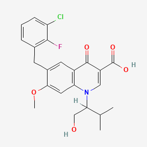 molecular formula C23H23ClFNO5 B12284362 Elvitegravir-d6 (Major) 