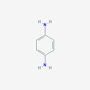 molecular formula C6H8N2<br>C6H4(NH2)2<br>C6H8N2 B122844 p-Phenylenediamine CAS No. 106-50-3