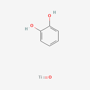 molecular formula C6H6O3Ti B12284568 [1,2-Benzenediolato(2-)-O,O']oxotitanium CAS No. 93459-84-8