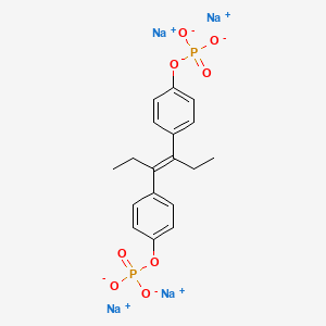 molecular formula C18H18Na4O8P2 B1228457 磷酸福斯福醇钠 CAS No. 4719-75-9