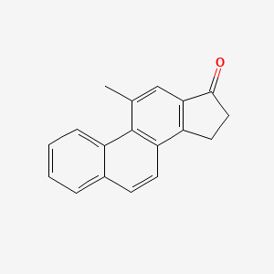 molecular formula C18H14O B1228458 15,16-Dihydro-11-methylcyclopenta(a)phenanthren-17-one CAS No. 892-17-1