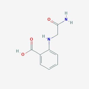 molecular formula C9H10N2O3 B12284617 Aminoethanoyl-p-aminobenzoic acid CAS No. 25784-02-5