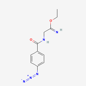 Ethyl 4-azidobenzoylaminoacetimidate