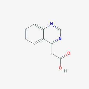 molecular formula C10H8N2O2 B12284632 Quinazoline-4-acetic Acid 