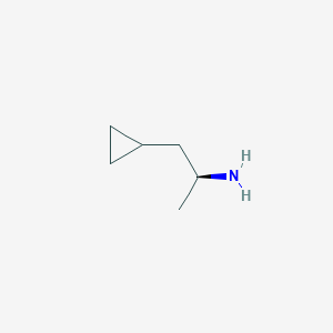 molecular formula C6H13N B12284694 (2S)-1-cyclopropylpropan-2-amine 