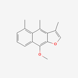 Naphtho(2,3-b)furan, 9-methoxy-3,4,5-trimethyl-