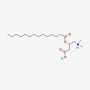 (3-Carboxy-2-tetradecanoyloxypropyl)-trimethylazanium
