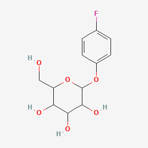 molecular formula C12H15FO6 B12284828 4-Fluorophenyl beta-glucoside 