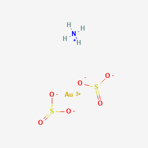 molecular formula AuH4NO6S2 B12284837 Ammonium gold sulphite 