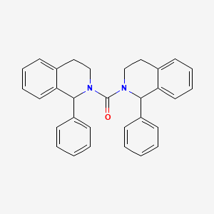 molecular formula C31H28N2O B12284840 bis(1-phenyl-3,4-dihydro-1H-isoquinolin-2-yl)methanone 