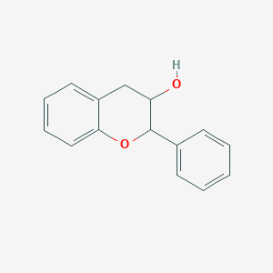 molecular formula C15H14O2 B1228485 Flavan-3-ol 
