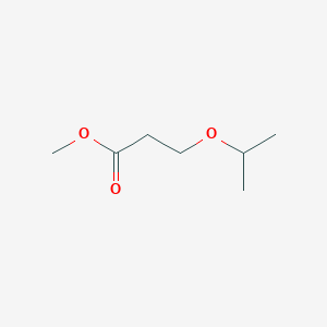 molecular formula C7H14O3 B12284935 Methyl 3-[(propan-2-yl)oxy]propanoate CAS No. 62599-53-5
