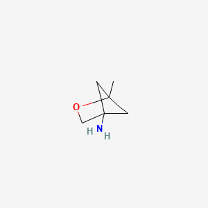 molecular formula C6H11NO B12284983 1-Methyl-2-oxabicyclo[2.1.1]hexan-4-amine 
