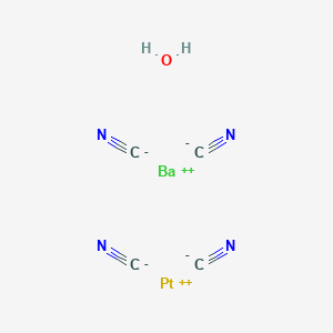 molecular formula C4H2BaN4OPt B12284990 barium(2+);platinum(2+);tetracyanide;hydrate CAS No. 699012-72-1