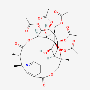 molecular formula C36H45NO17 B1228504 Neoeuonymine 