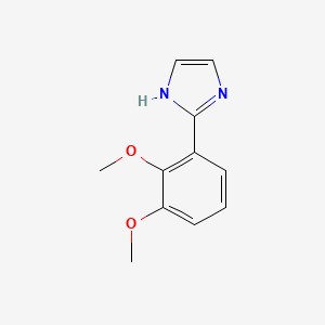 molecular formula C11H12N2O2 B12285063 2-(2,3-Dimethoxyphenyl)imidazole 