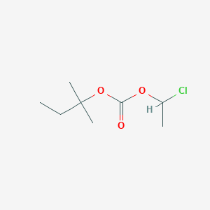 molecular formula C8H15ClO3 B12285080 1-Chloroethyl 2-methylbutan-2-yl carbonate CAS No. 104483-20-7