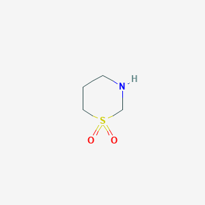 molecular formula C4H9NO2S B12285107 1Lambda6,3-thiazinane-1,1-dione 