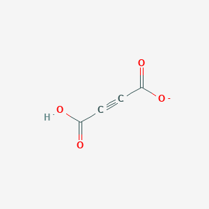 molecular formula C4HO4- B1228514 3-Carboxyprop-2-ynoate 