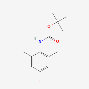 molecular formula C13H18INO2 B12285394 Tert-butyl 4-iodo-2,6-dimethylphenylcarbamate CAS No. 1314985-68-6