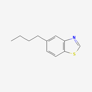molecular formula C11H13NS B12285397 5-Butyl-1,3-benzothiazole CAS No. 61551-59-5