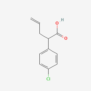 molecular formula C11H11ClO2 B12285434 2-(4-Chlorophenyl)pent-4-enoicacid 