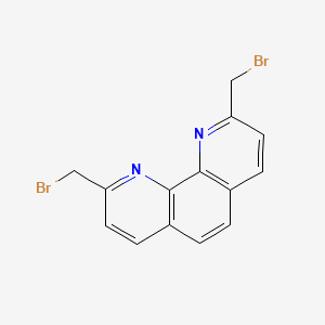 molecular formula C14H10Br2N2 B12285461 2,9-Bis(bromomethyl)-1,10-phenanthroline CAS No. 78831-37-5