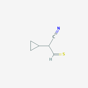 molecular formula C6H7NS B12285738 1-(Mercaptomethyl)-cyclopropylacetonitrile 
