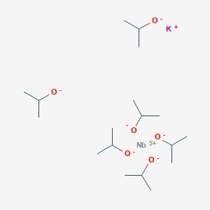 molecular formula C18H42KNbO6 B12285823 Niobium potassium isopropoxide 