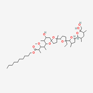 molecular formula C46H82O11 B12285939 Monensin, decyl ester 