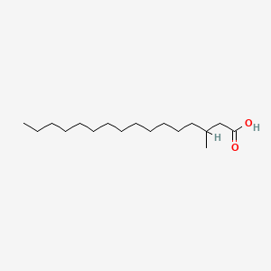 molecular formula C17H34O2 B1228595 3-Methylhexadecanoic acid CAS No. 42172-35-0