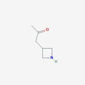 molecular formula C6H11NO B12285976 1-(Azetidin-3-yl)propan-2-one 