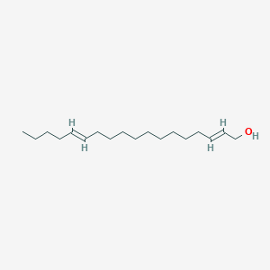 molecular formula C18H34O B12286107 E,E-2,13-Octadecadien-1-ol CAS No. 136498-36-7