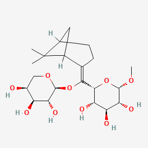 molecular formula C21H34O10 B1228612 Pinen-10-yl vicianoside CAS No. 88623-94-3